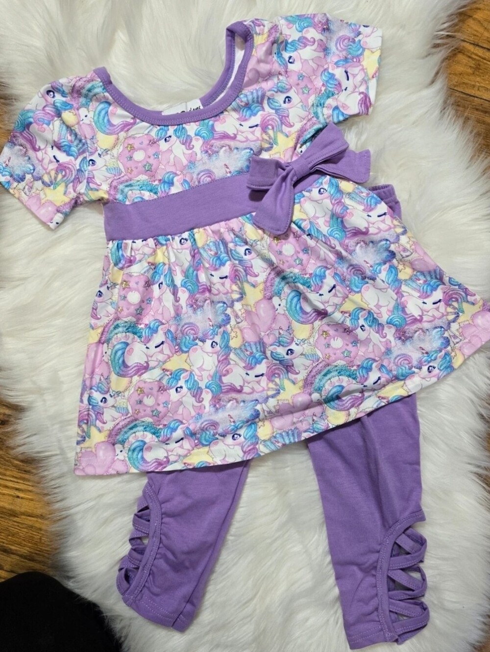 3T Purple Unicorn Set